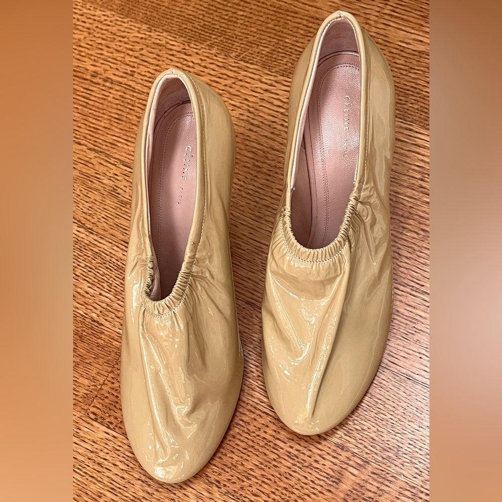 Céline by Phoebe Philo patent leather pumps, cone heels - Picture 3 of 11